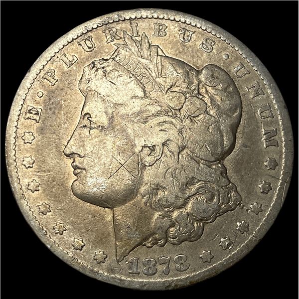 1878-CC Morgan Silver Dollar LIGHTLY CIRCULATED