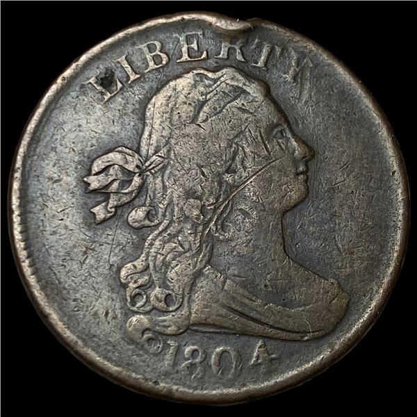 1804 Draped Bust Half Cent HIGH GRADE