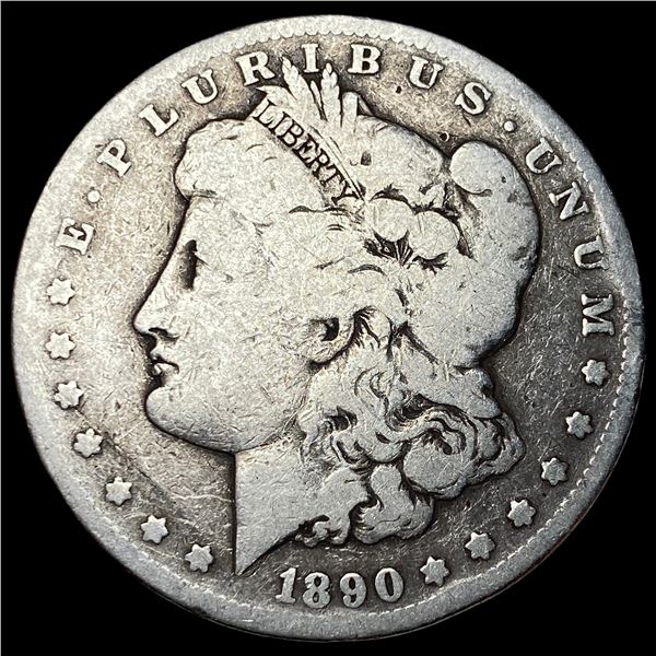 1890-CC Silver Morgan Dollar LIGHTLY CIRCULATED