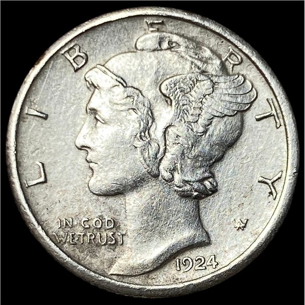 1924-S Silver Mercury Dime UNCIRCULATED