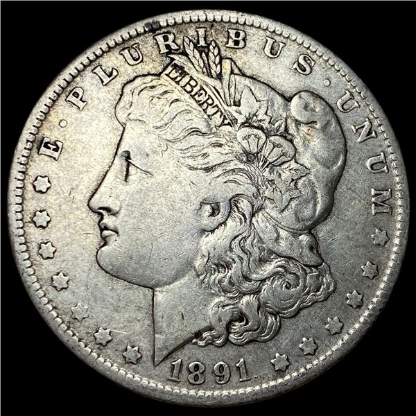 1891-O Silver Morgan Dollar LIGHTLY CIRCULATED