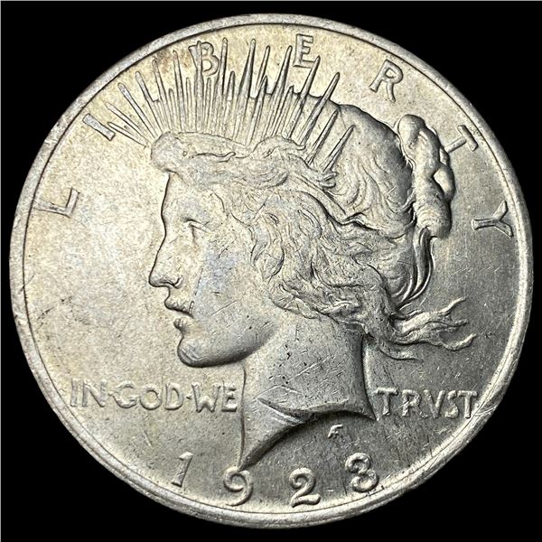 1923 Silver Peace Dollar CLOSELY UNCIRCULATED