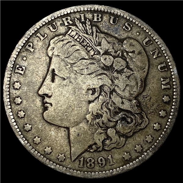 1891-O Silver Morgan Dollar LIGHTLY CIRCULATED