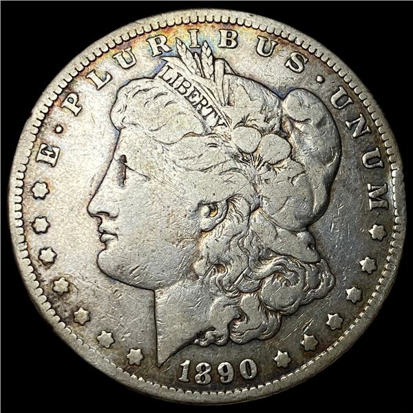 1890-CC Silver Morgan Dollar LIGHTLY CIRCULATED