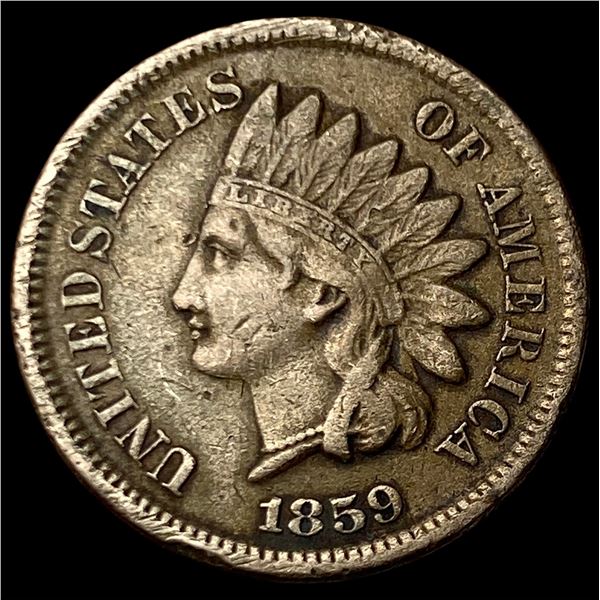 1859 Indian Head Cent NEARLY UNCIRCULATED