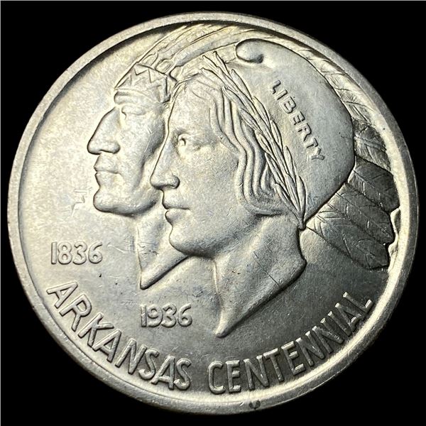 1935 Silver Arkansas Half Dollar CHOICE BU