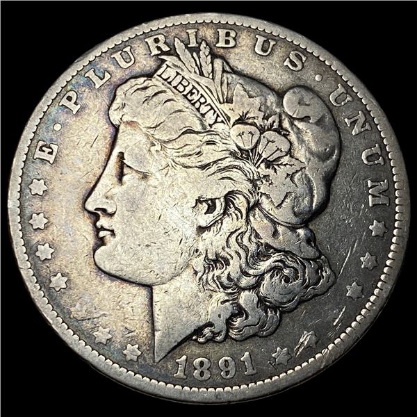 1891-O Silver Morgan Dollar LIGHTLY CIRCULATED