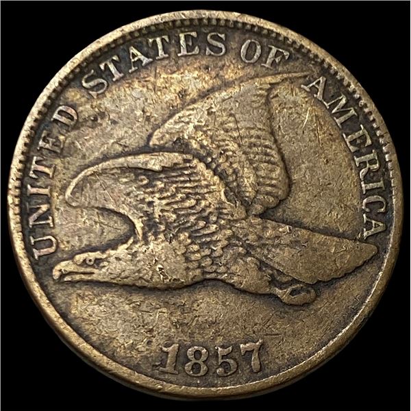 1857 Flying Eagle Cent LIGHTLY CIRCULATED