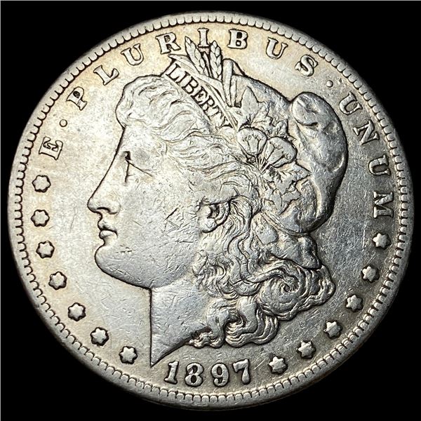 1897-S Silver Morgan Dollar NEARLY UNCIRCULATED