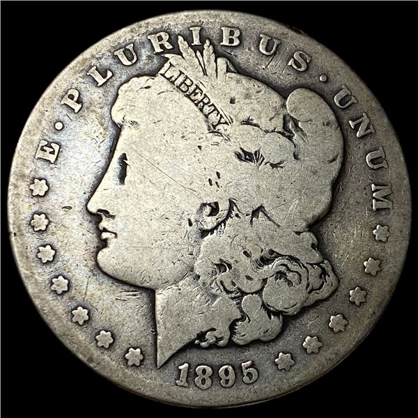 1895-S Silver Morgan Dollar NICELY CIRCULATED