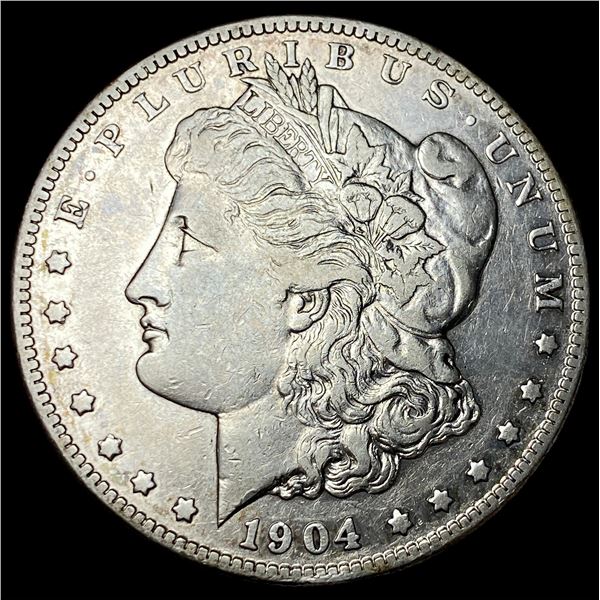 1904-S Silver Morgan Dollar NEARLY UNCIRCULATED