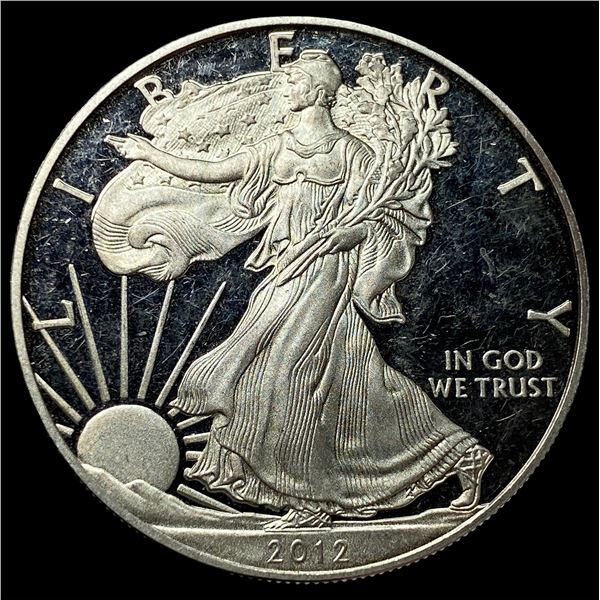 2012-W 1oz Silver American Eagle $1 GEM PROOF