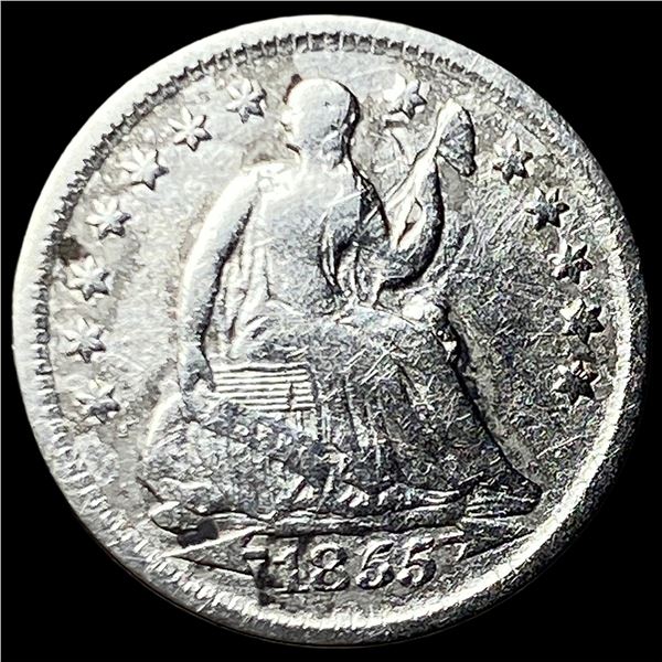 1855 Arrows Seated Liberty Half Dime HIGH GRADE