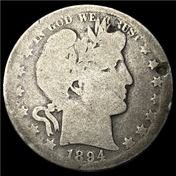 1894-O Silver Barber Half Dollar NICELY CIRCULATED