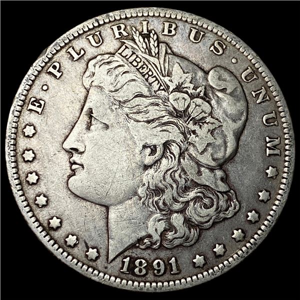 1891-O Silver Morgan Dollar NEARLY UNCIRCULATED