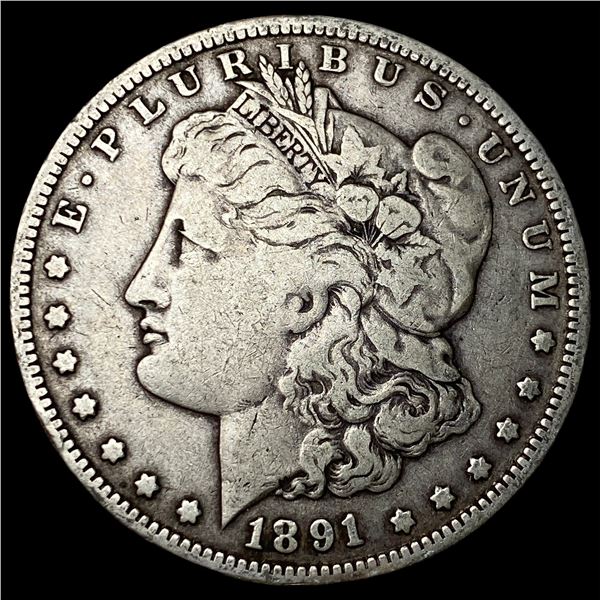 1891-O Silver Morgan Dollar LIGHTLY CIRCULATED