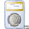 Image 1 : 1878 8TF Morgan Silver Dollar PGA MS63