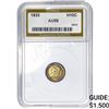 Image 1 : 1833 Capped Bust Half Dime PNGS AU58