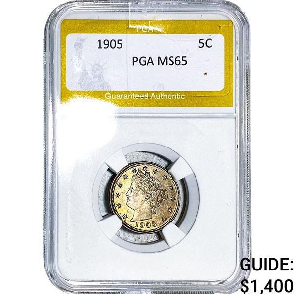 1905 Liberty Victory Nickel PGA MS65