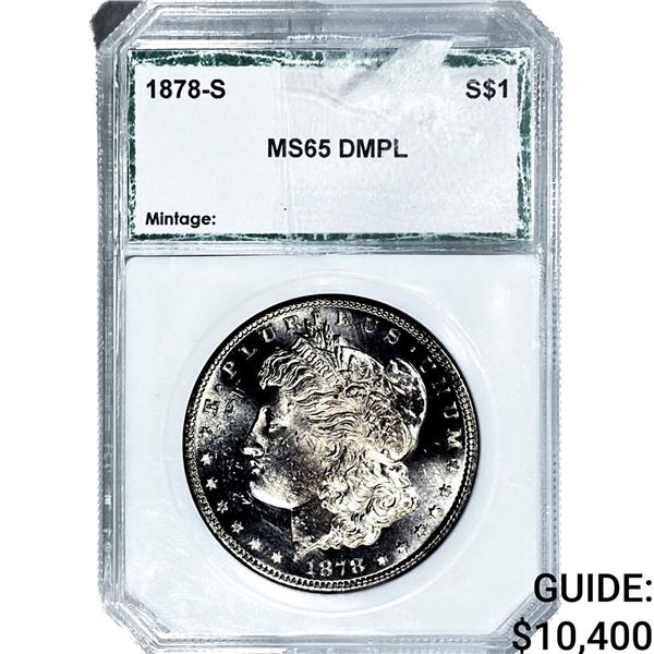 1878-S Morgan Silver Dollar PCI MS65 DMPL