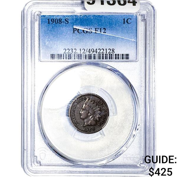 1908-S Indian Head Cent PCGS FR12