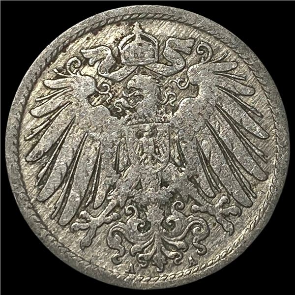 1898A Germany Empire Copper Nickel 10 Pfennig