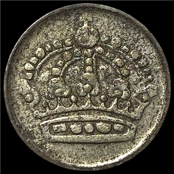 1953 Sweden Silver 10 Ore
