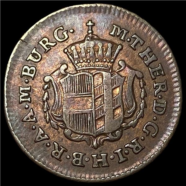1772G Austria Copper 1/4 Kreuzer
