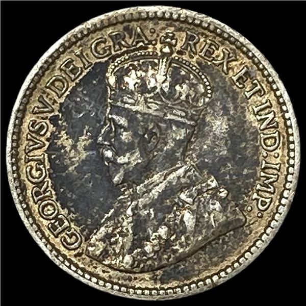 1912 Canada Silver 5 Cents