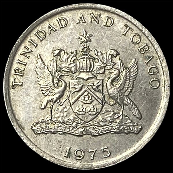 1975 Trinidad and Tobago Copper Nickel 10 Cents