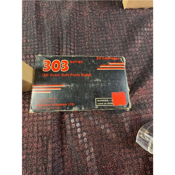 .303 British 180 Grain Soft Point Rifle Ammunition, 20 Rounds