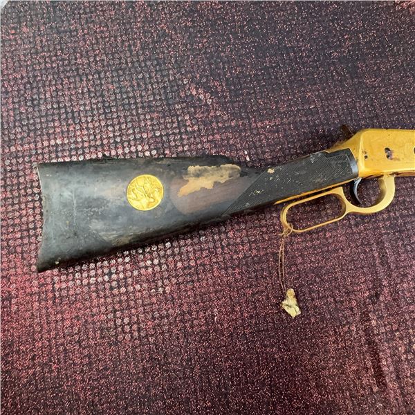 Winchester Model 1866 Lever Action Rifle, Engraved Brass Receiver
