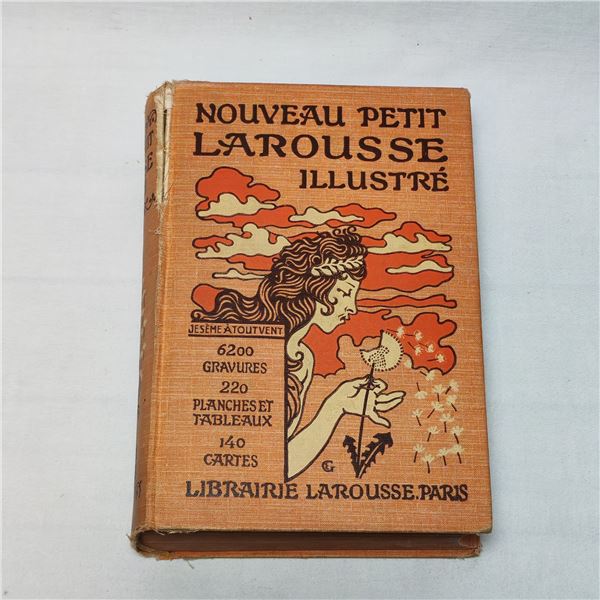 Nouveau Petit Larousse Illustre, signed