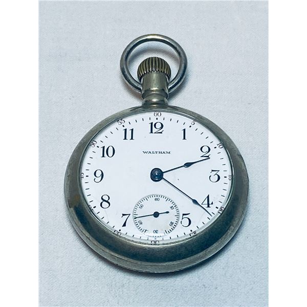 Nickle Silver Waltham Packet Watch A.W.C.co.