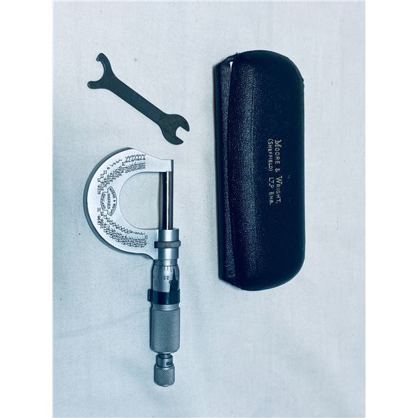Moore and Wright Sheffield Ldt. Vintage Micrometer