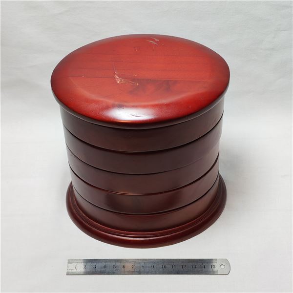 Flex Zorb Wood 5 Tier Jerwerly Box
