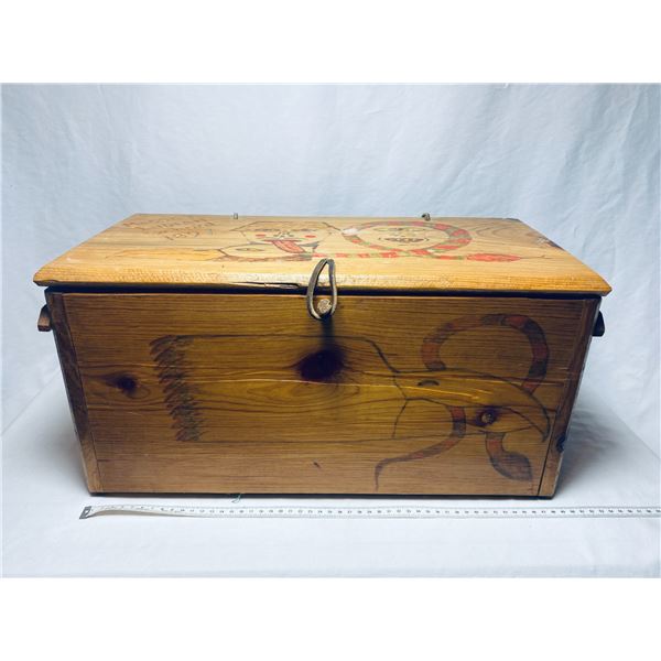 1897 Native American Cedar Box QCI