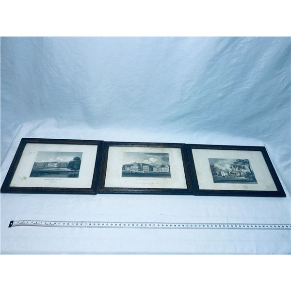 Three Drawings of Yorkshire Estates