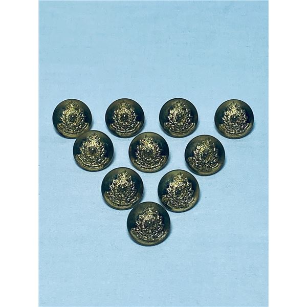 WM Scully LTC Montreal Vintage Brass Buttons