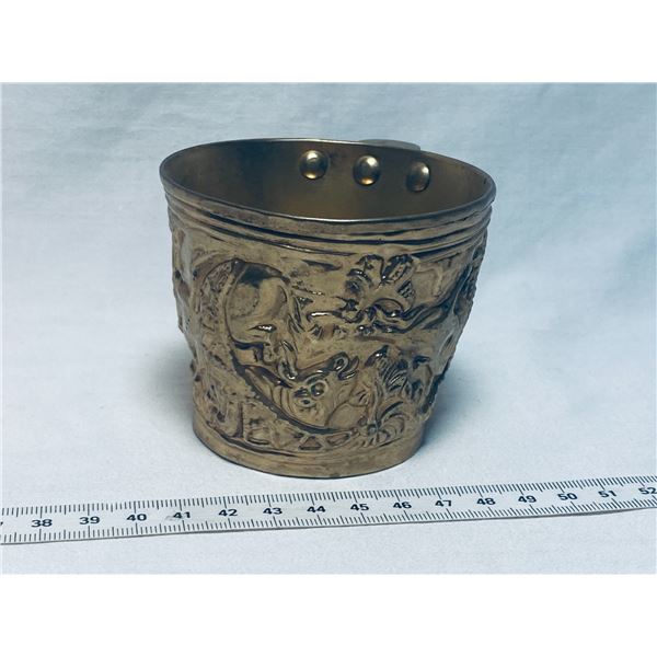 Hand Made in Greece Vintage Brass Cup