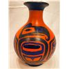 Image 1 : Hand made 1990’s Thunderbird Design Ceramic Vase