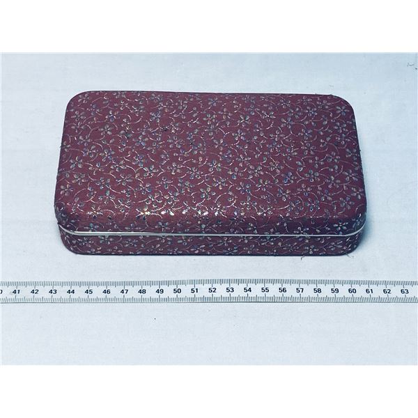 Vintage Fabric Jewellery Box