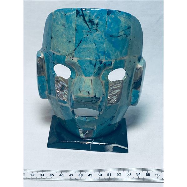 Native American Mask Statue