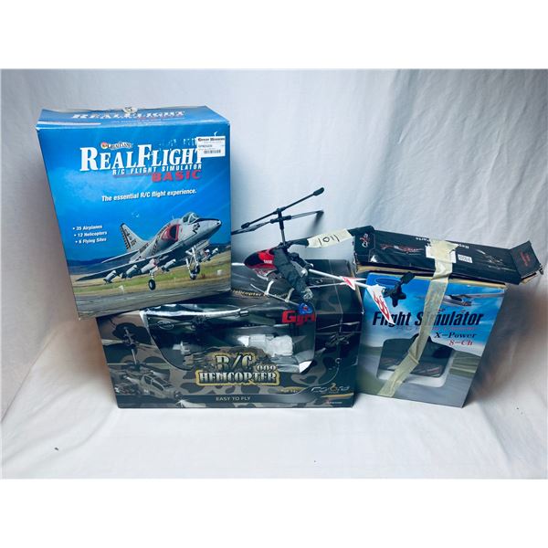4 RC Helecopters/ Plane Simulator