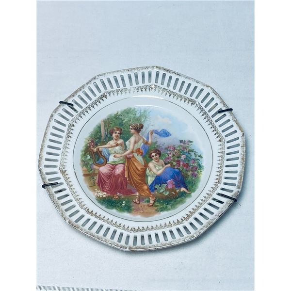 Fine porcelain Carl Schumann Porcelain Factory Bavaria ACS plate