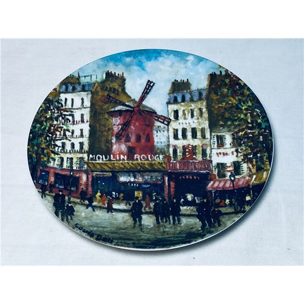 Collectable Plate Limoges Porcelain collector plate from the "Sights of Paris" series by Louis Dali