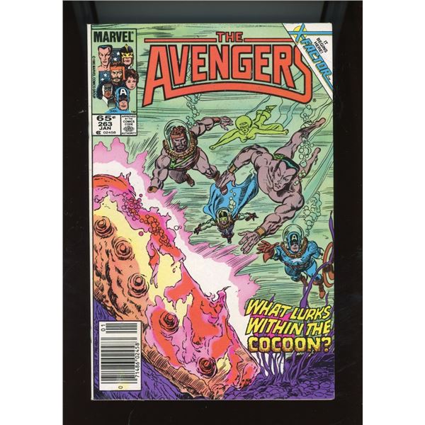 Marvel Comics The Avengers #263 (Jan 1985) "What Lurks Within the Cocoon?"