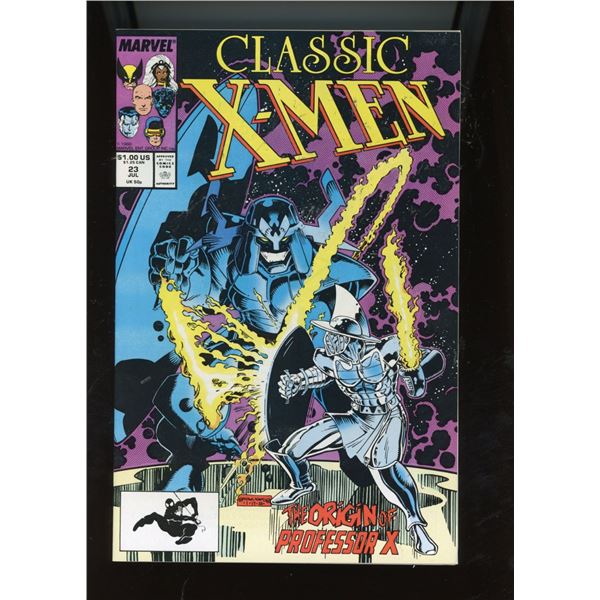 Classic X-Men #23 (Marvel Comics, 1988) The Origin of Professor X