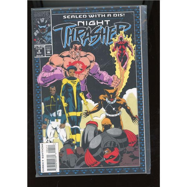 Night Thrasher #4 (Marvel Comics, Nov 1993) Direct Edition Comic Book