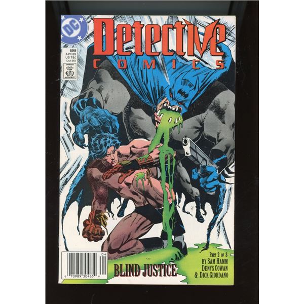Detective Comics #599 (DC 1989) Batman Blind Justice Pt 2 Sam Hamm Cowan